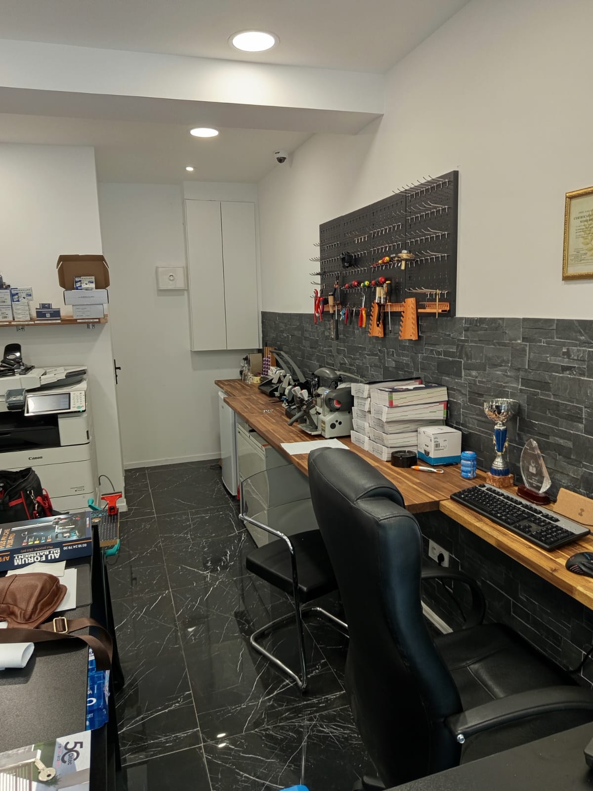 Atelier de serrurerie professionnel